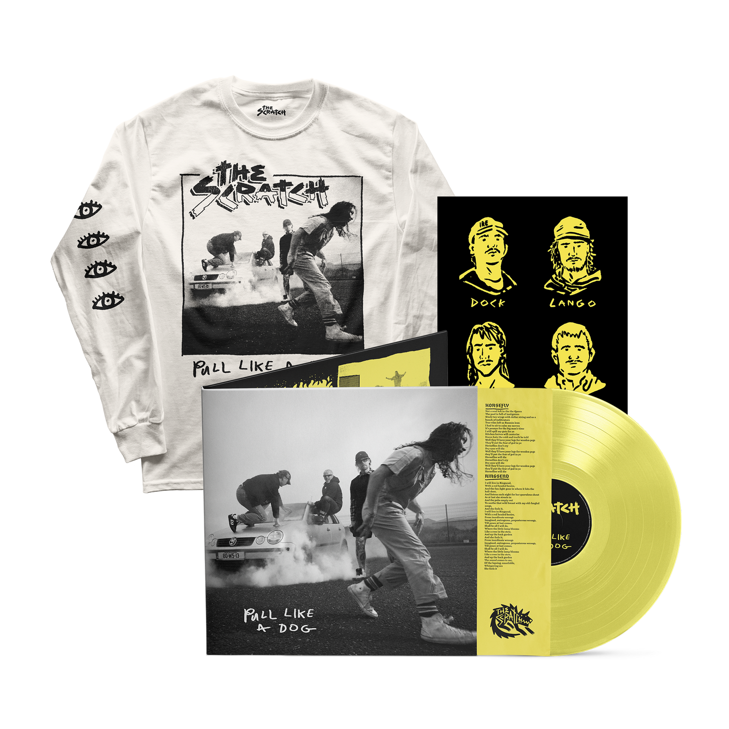 Pull Like A Dog Long Sleeve + Deluxe Vinyl Bundle