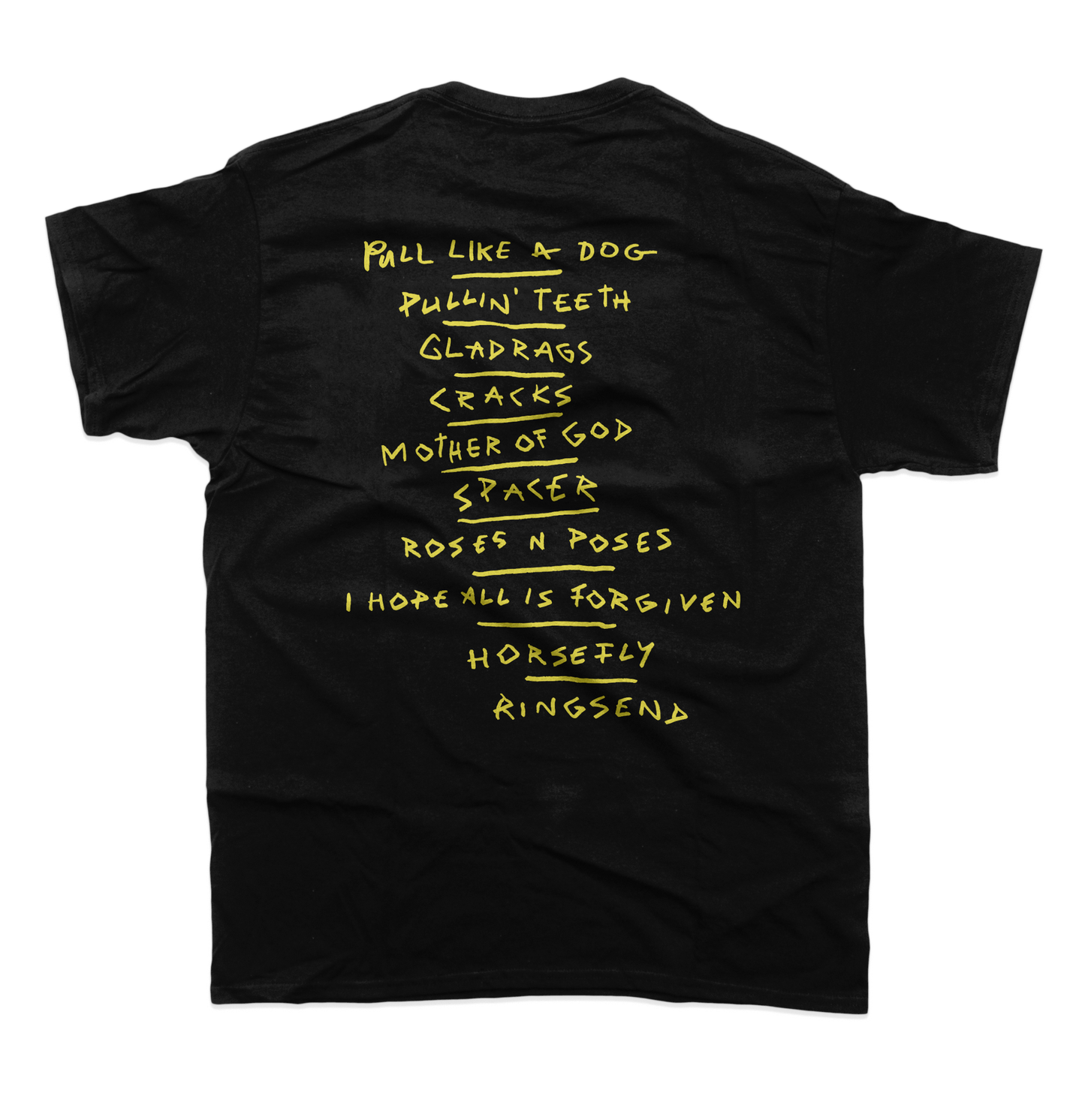 Pull Like A Dog Black T-Shirt