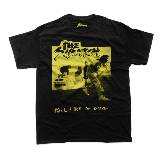 Pull Like A Dog Black T-Shirt