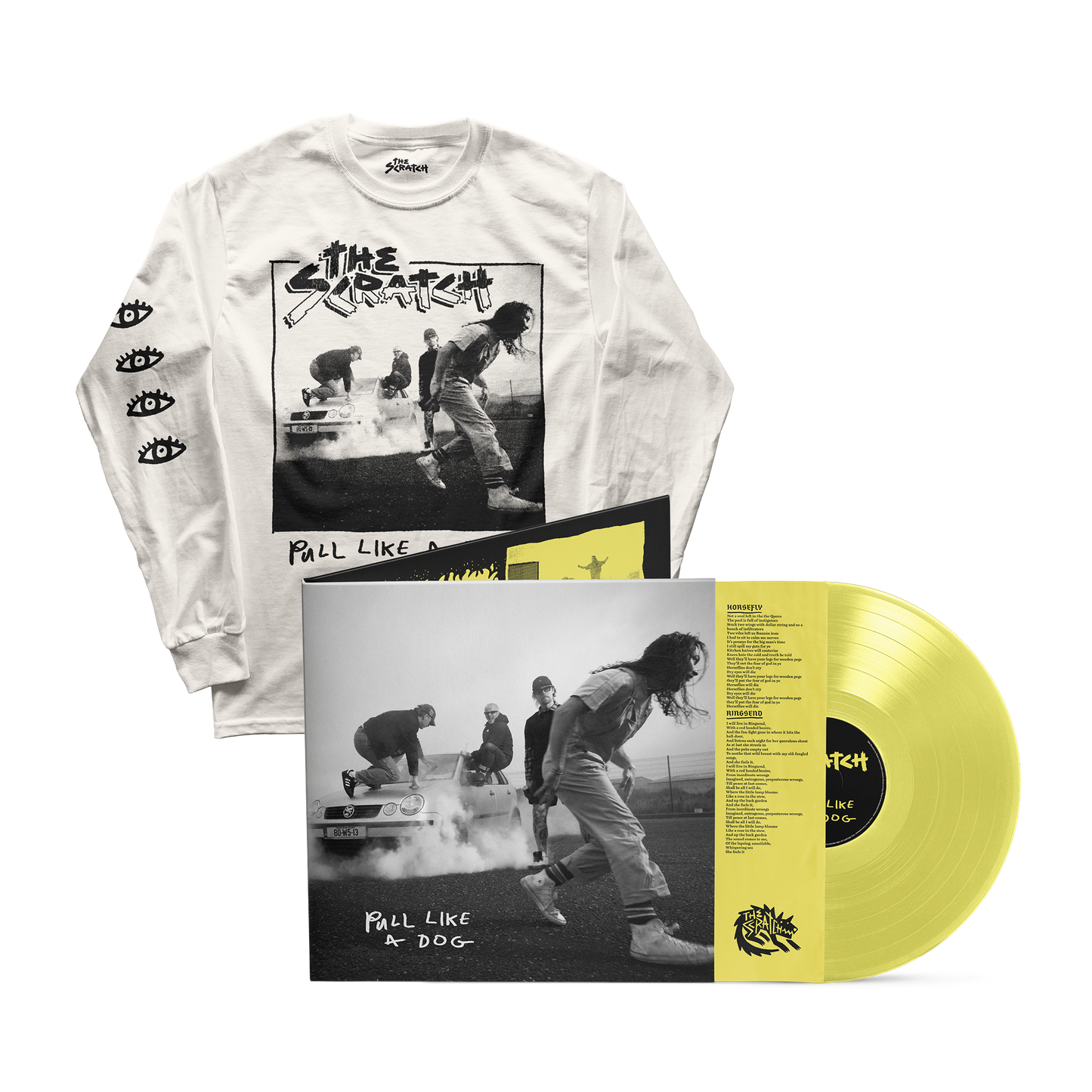 Pull Like A Dog Long Sleeve + Vinyl Bundle