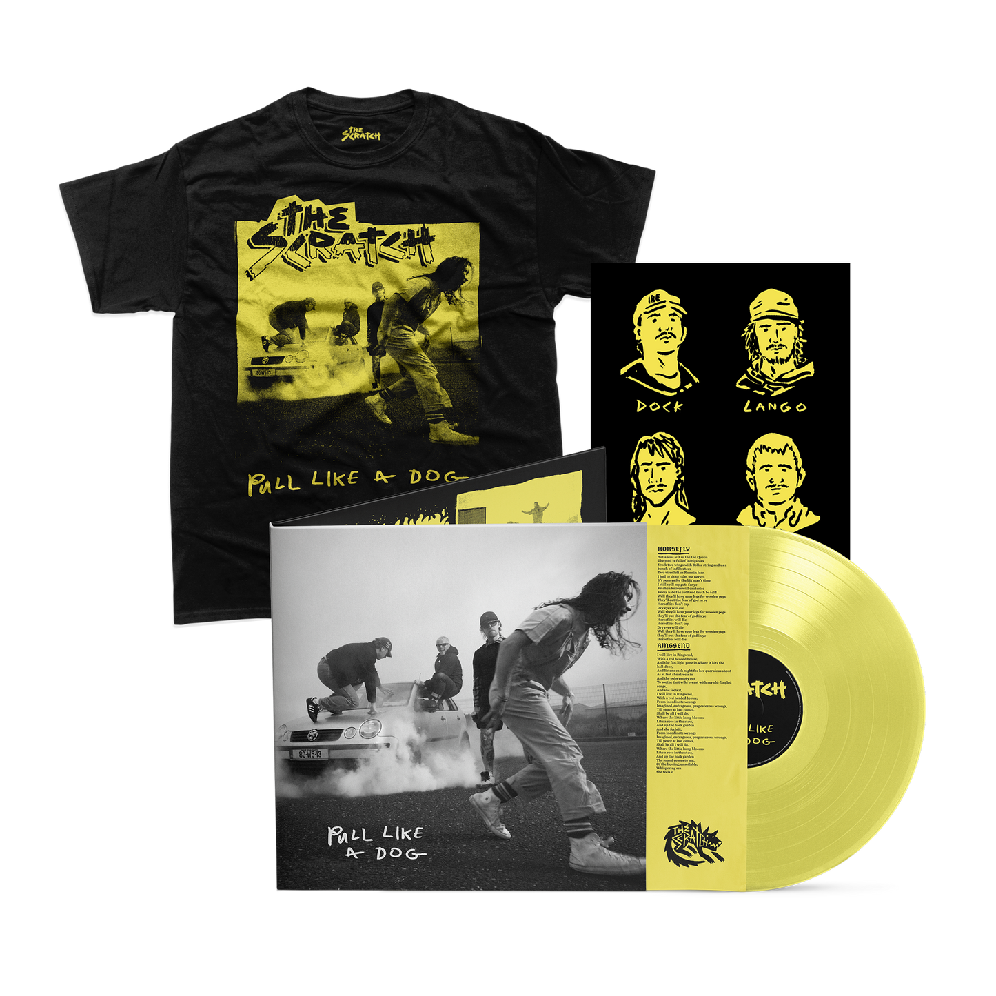 Pull Like A Dog T-Shirt + Deluxe Vinyl Bundle